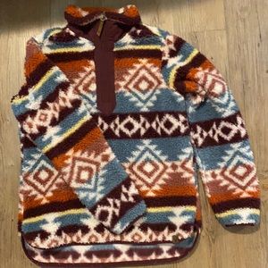 Fuzzy camping sweater 🌲